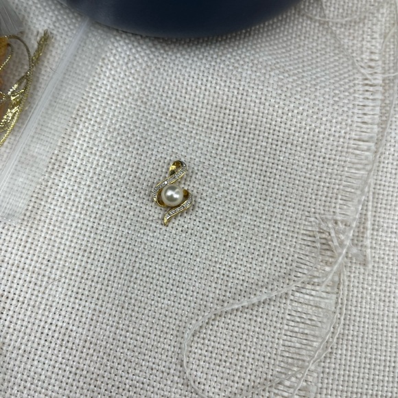 ✨ Vintage 14K Gold Akoya Pearl Pendant – 585 CSL Estate Jewelry - Picture 14 of 14